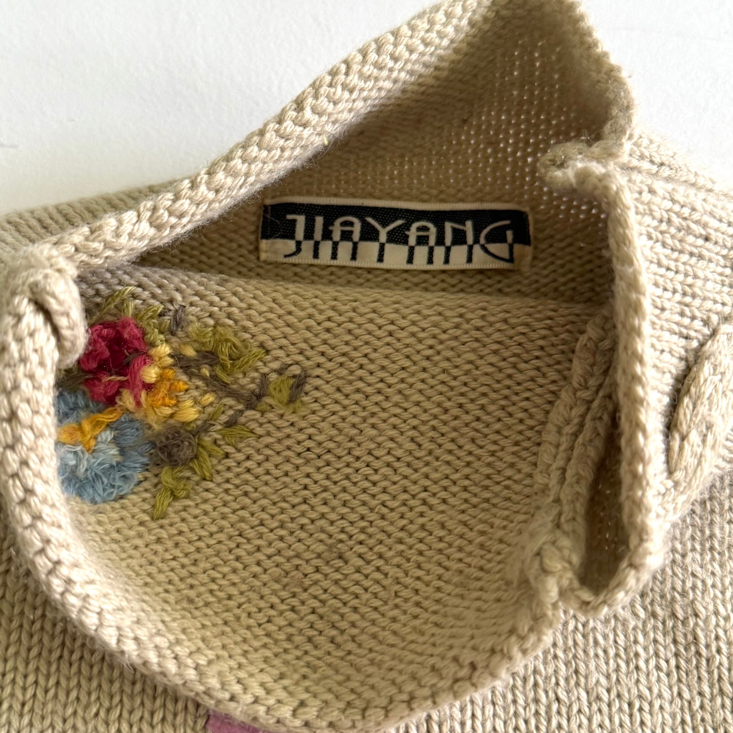 Vintage Jiayang, Floral Sweater