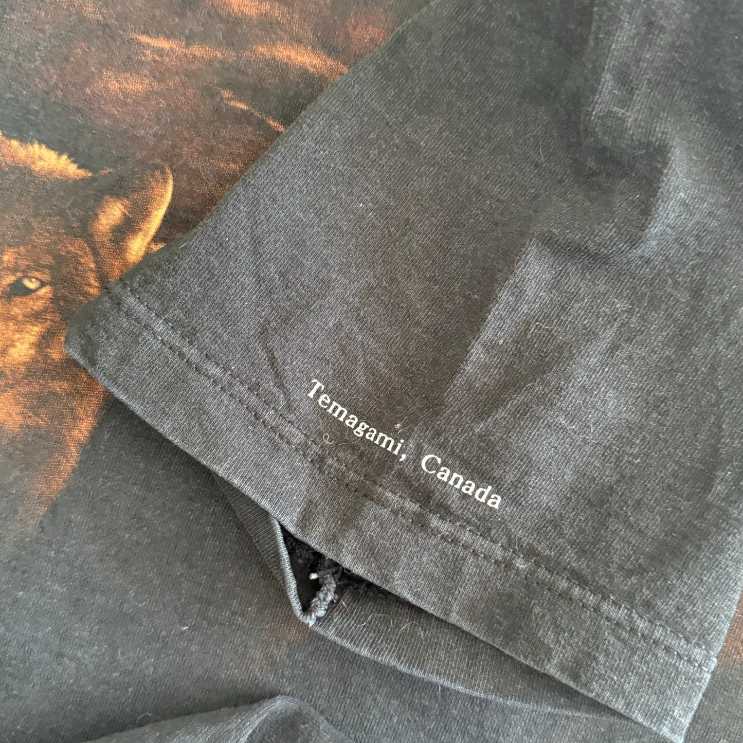 Vintage Temagami, Wolf T-Shirt