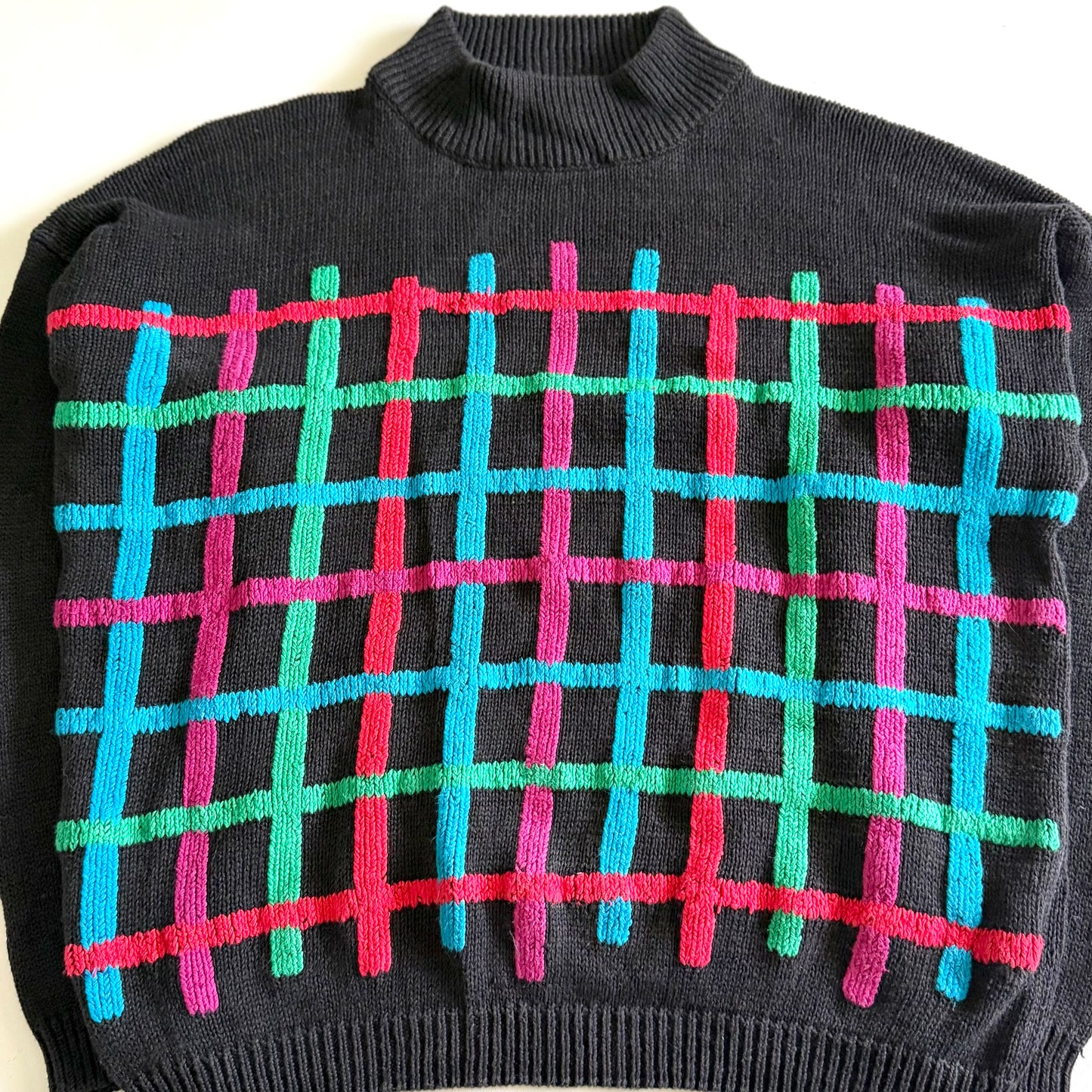 Vintage Kiss, Hand Embroidered Sweater