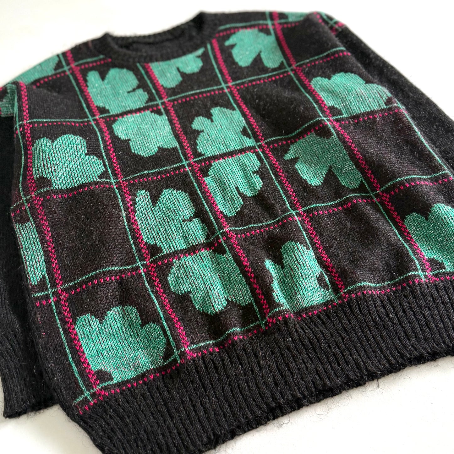 Vintage 1980's Style Metallic Sweater