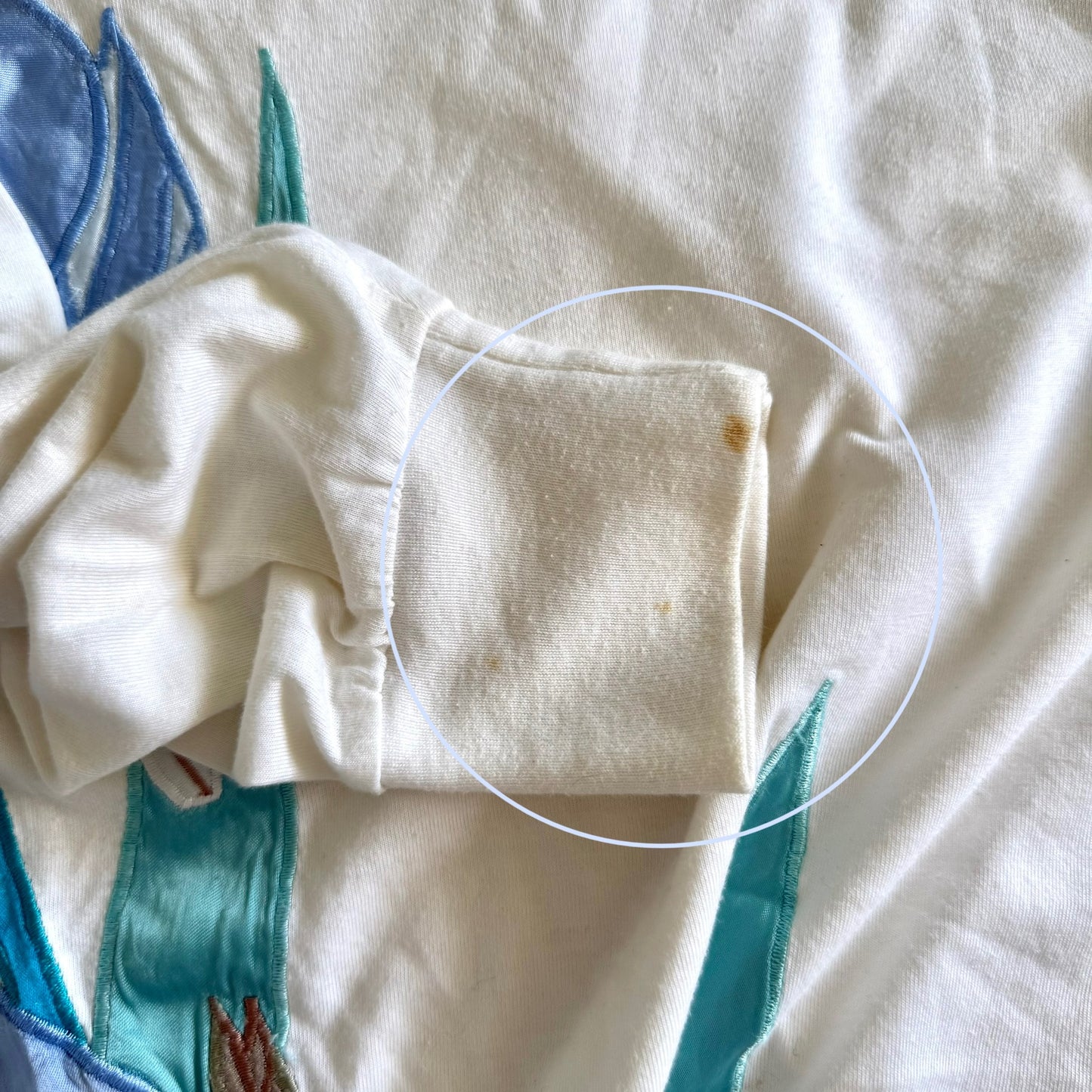 Vintage Tamra, Blue Iris Top