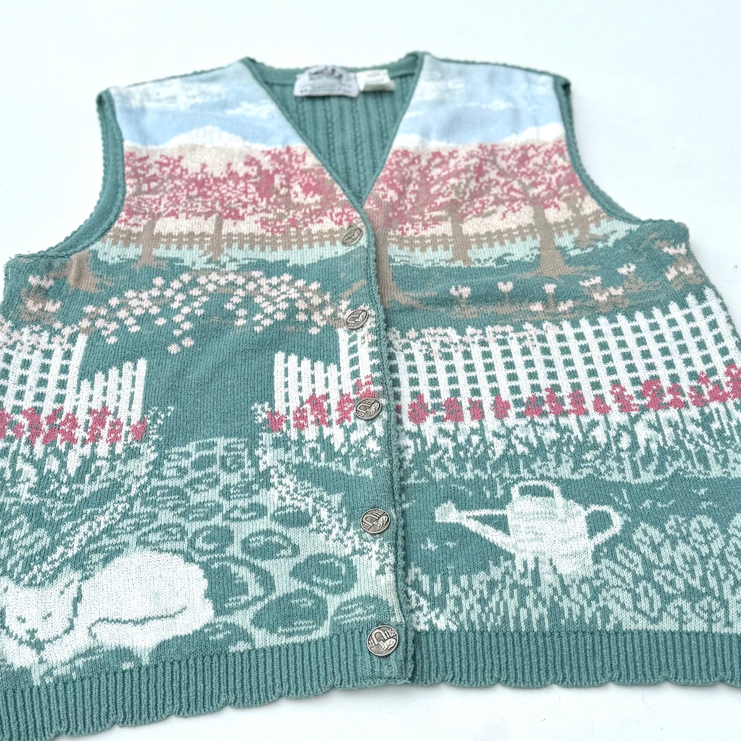 Vintage Northern Reflections, Cat in Garden Vest