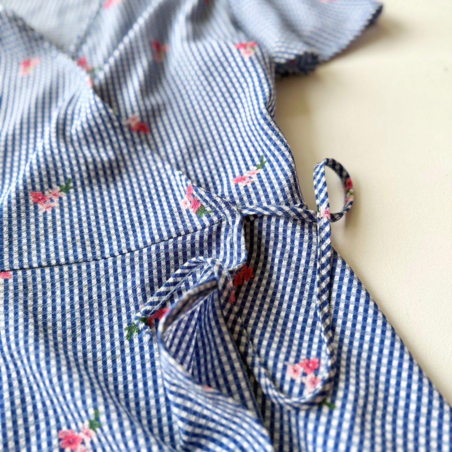Secondhand Poison Ivy, Gingham Wrap Shirt