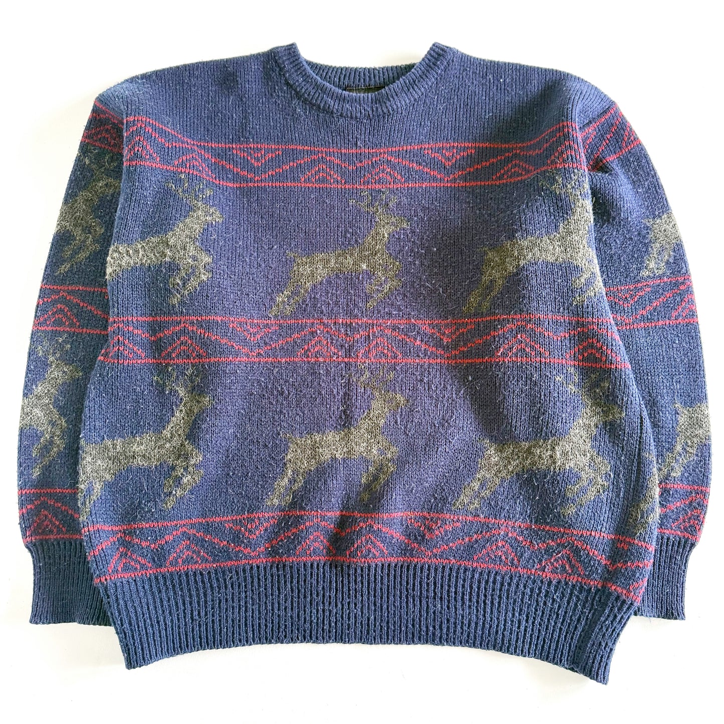 Vintage Blitz, Reindeer Holiday Sweater