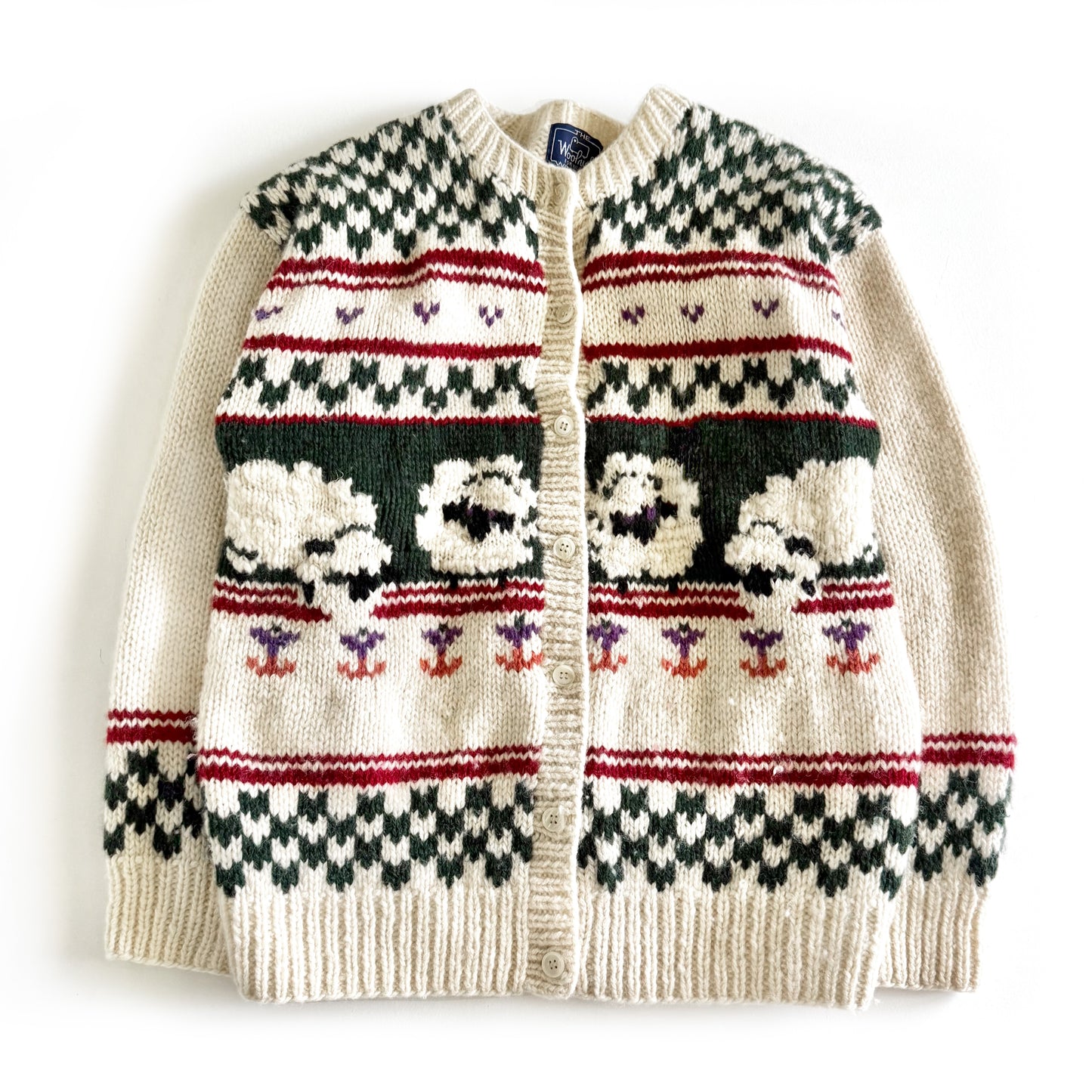 Vintage Woolrich, Sheep Cardigan