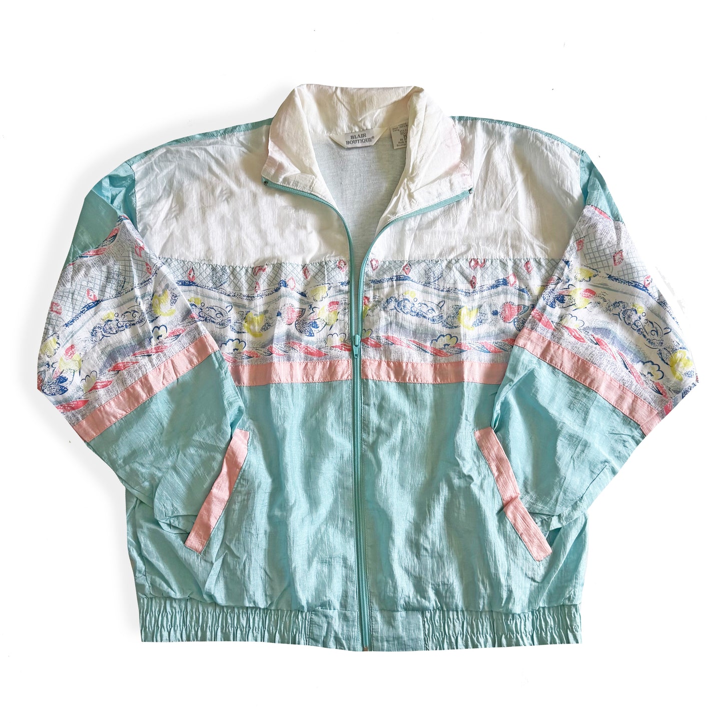 Vintage Blair Boutique, Pastel 90's Windbreaker