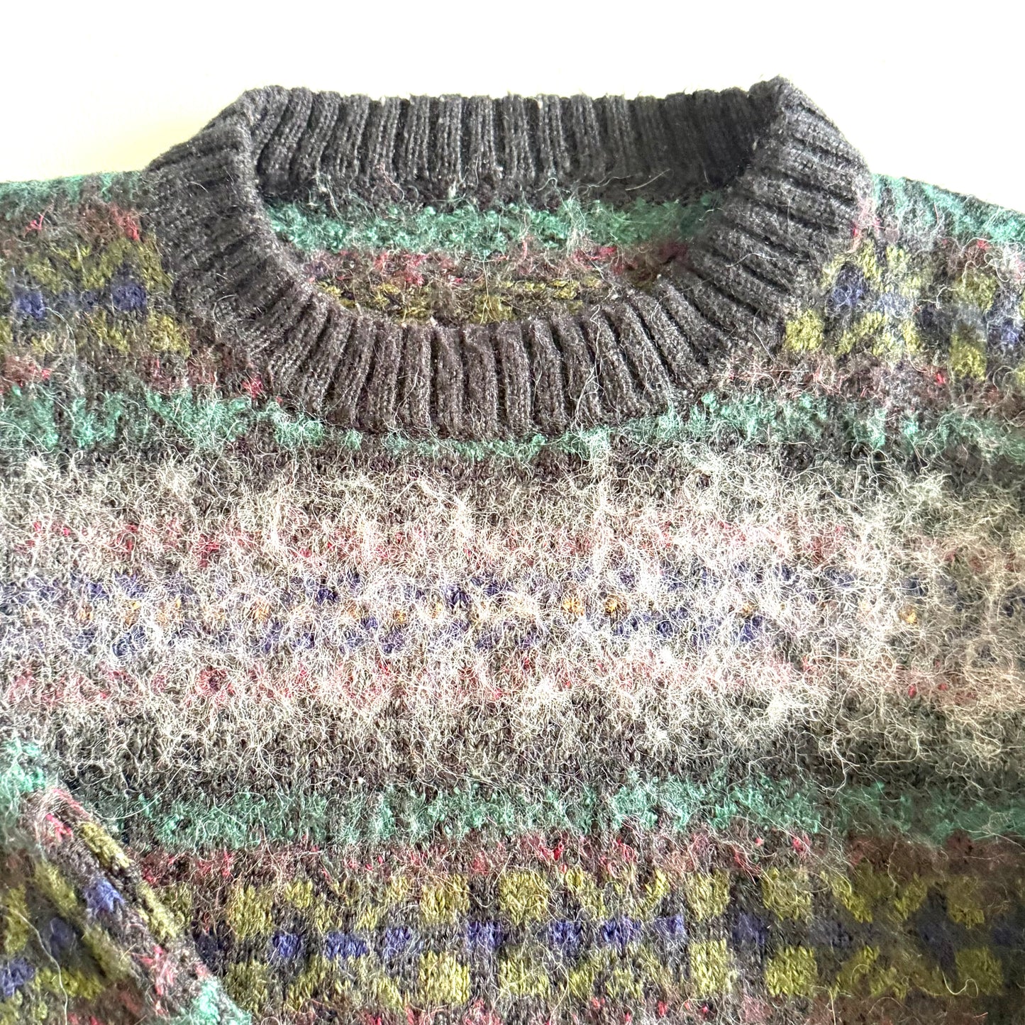 Vintage Fair Isles Style Sweater