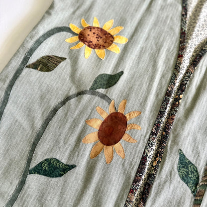 Secondhand Handmade Sunflower Vest