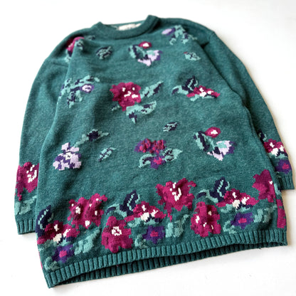 Vintage Northern Reflections, Floral Sweater