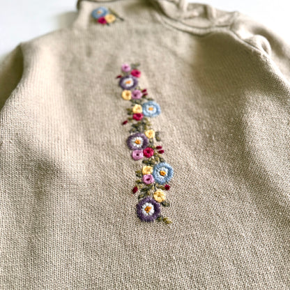Vintage Jiayang, Floral Sweater