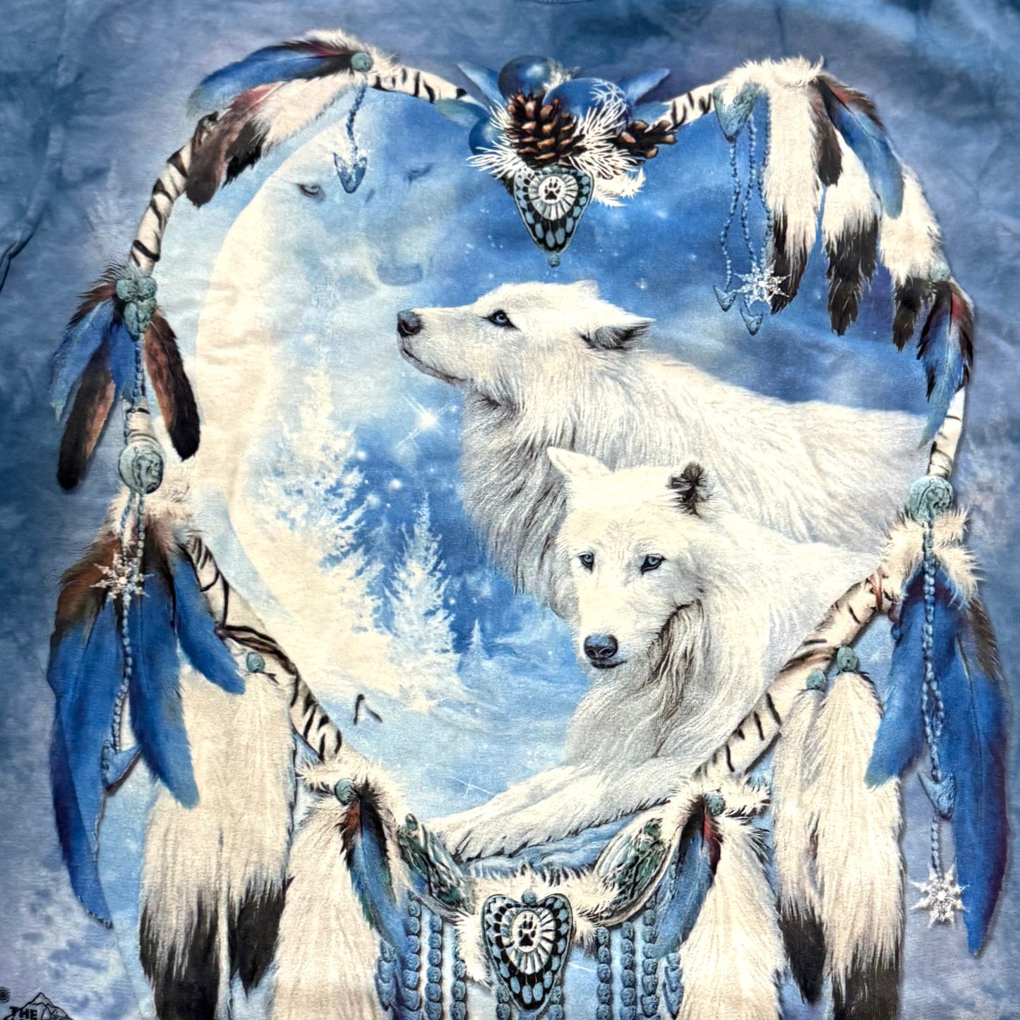 Secondhand The Mountain, Wolf & Dream Catcher T-Shirt