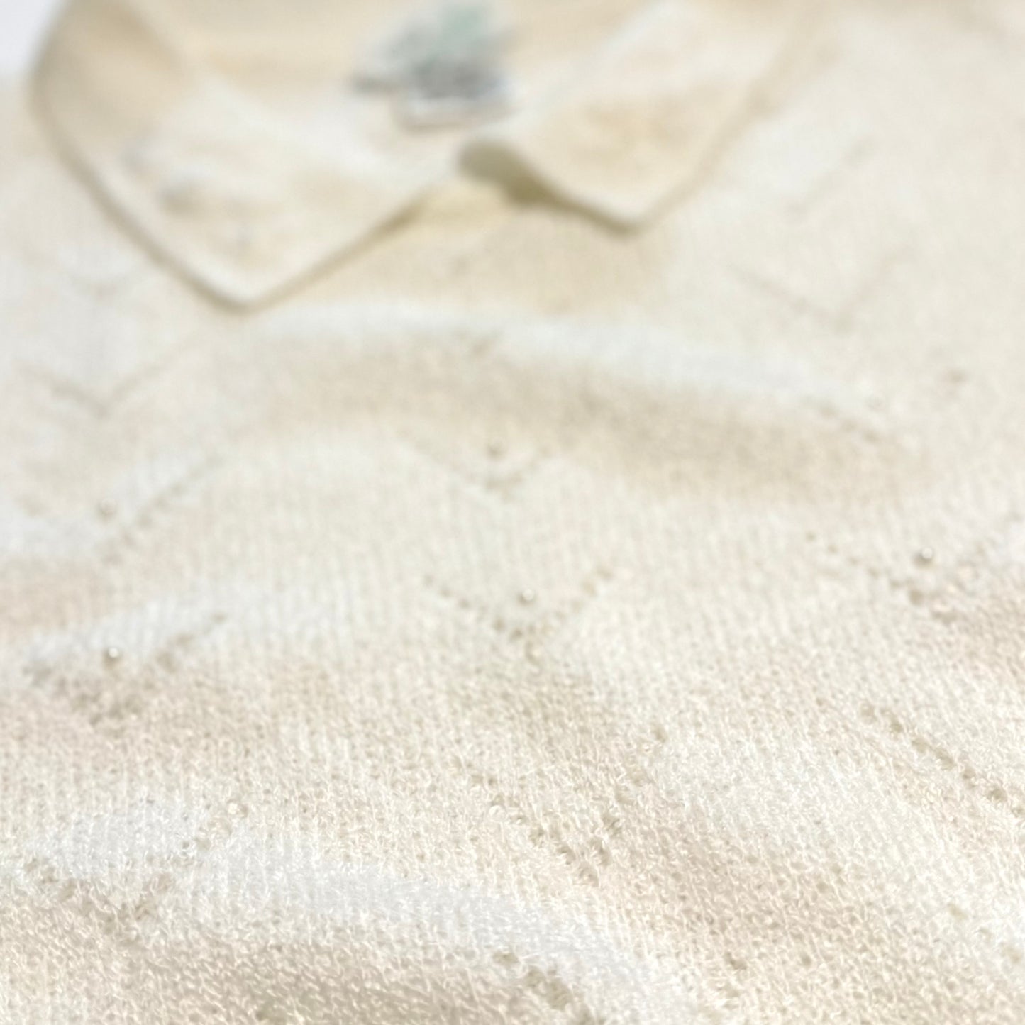 Vintage Lady Dame Plus, Collared White Short Sleeve Shirt