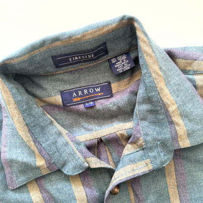 Secondhand Arrow, Striped Button Up