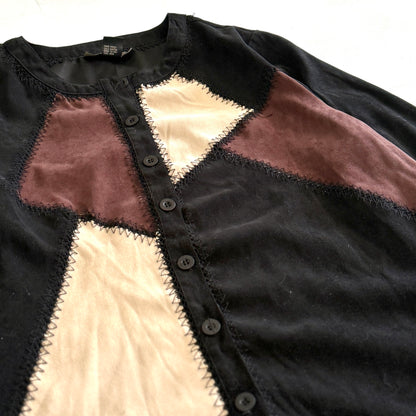 Secondhand Canyon Road, Patchwork Button Down Shirt