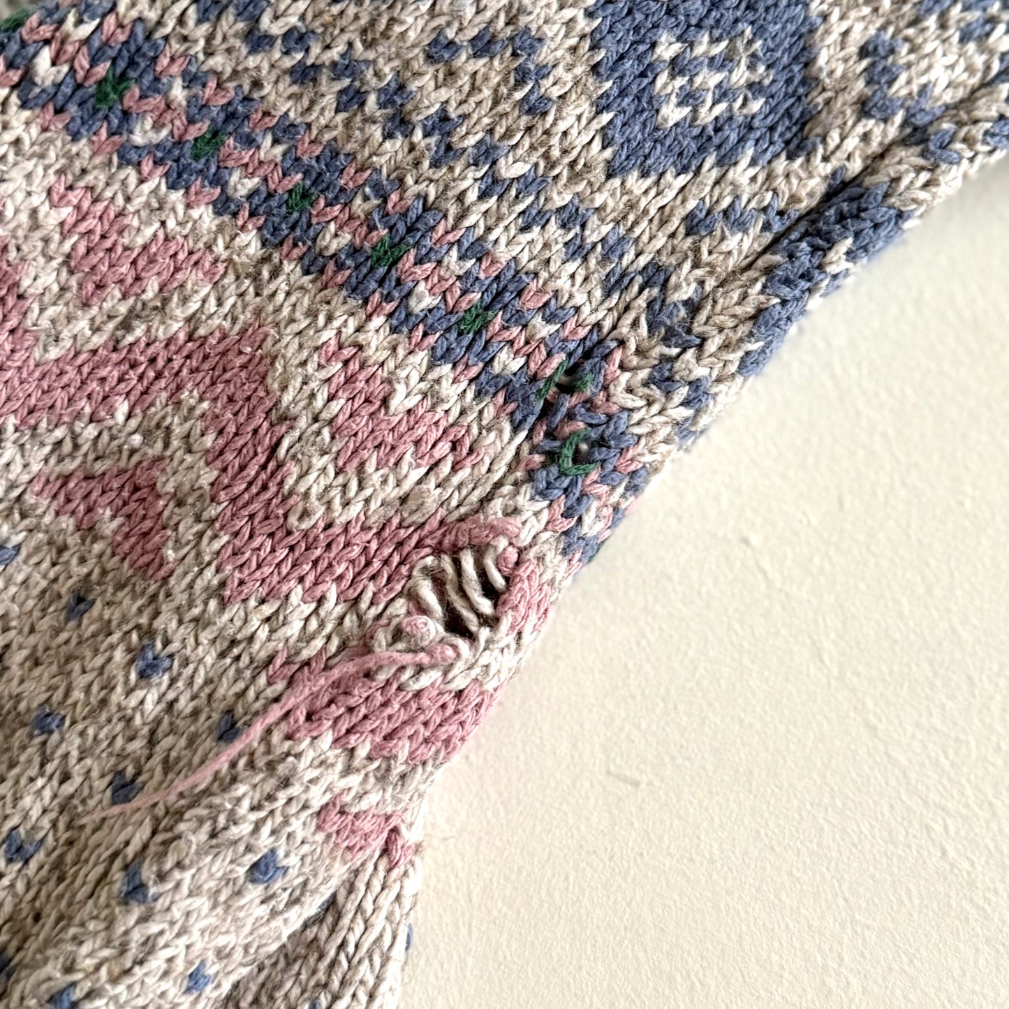 Vintage Northern Reflections, Fair Isles Style Sweater
