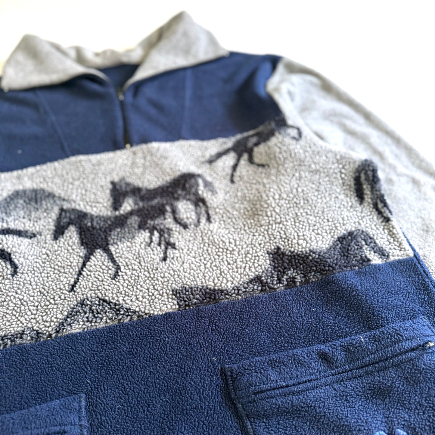 Vintage Horse Quarter-Zip Sweater