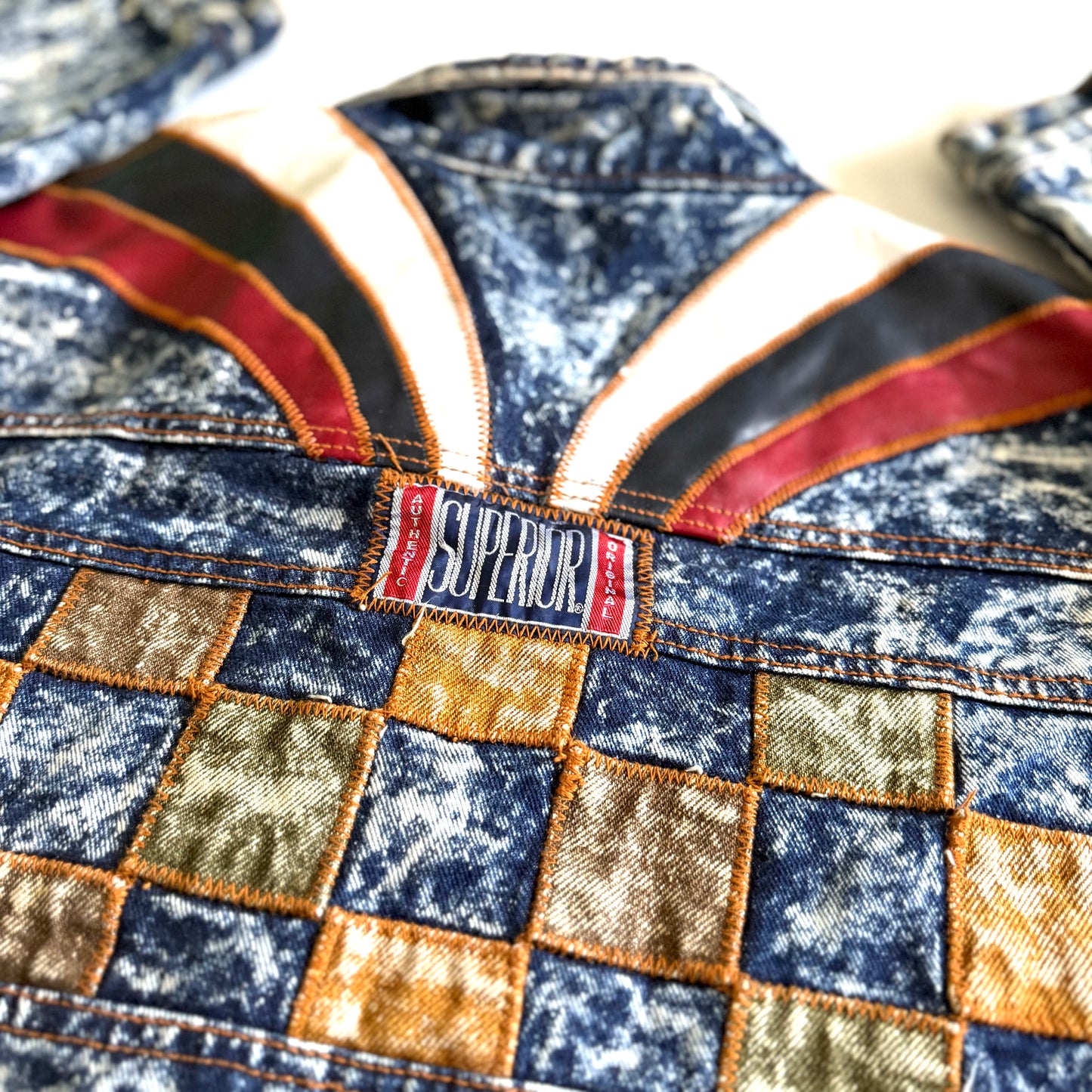 Vintage Acid Wash Denim Jacket