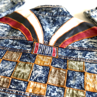 Vintage Acid Wash Denim Jacket