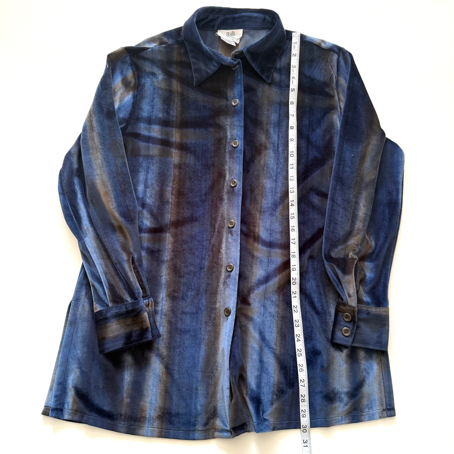 Vintage Frilli, Velvet Button Up