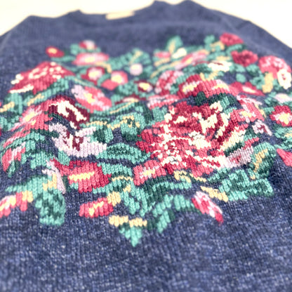 Vintage Northern Reflections, Wool Blend Floral Sweater