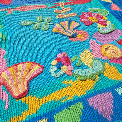 Vintage Rebecca Stone, Ocean Knit Sweater
