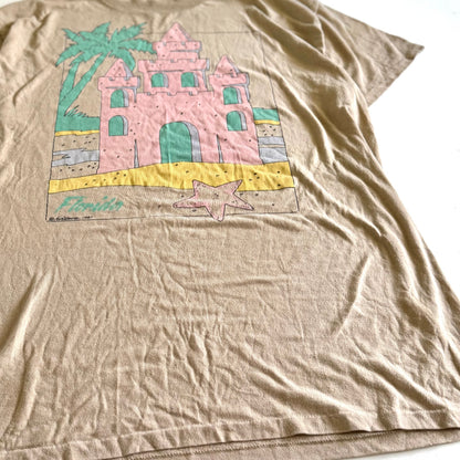 Vintage Florida Beach, Sandcastle T-shirt