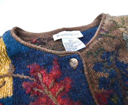 Vintage Robert Scott Wool-Blend Cardigan