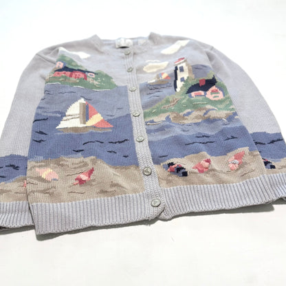 Vintage Northern Treasures, Lighthouse / Sailing Cardigan