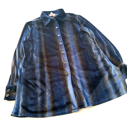 Vintage Frilli, Velvet Button Up