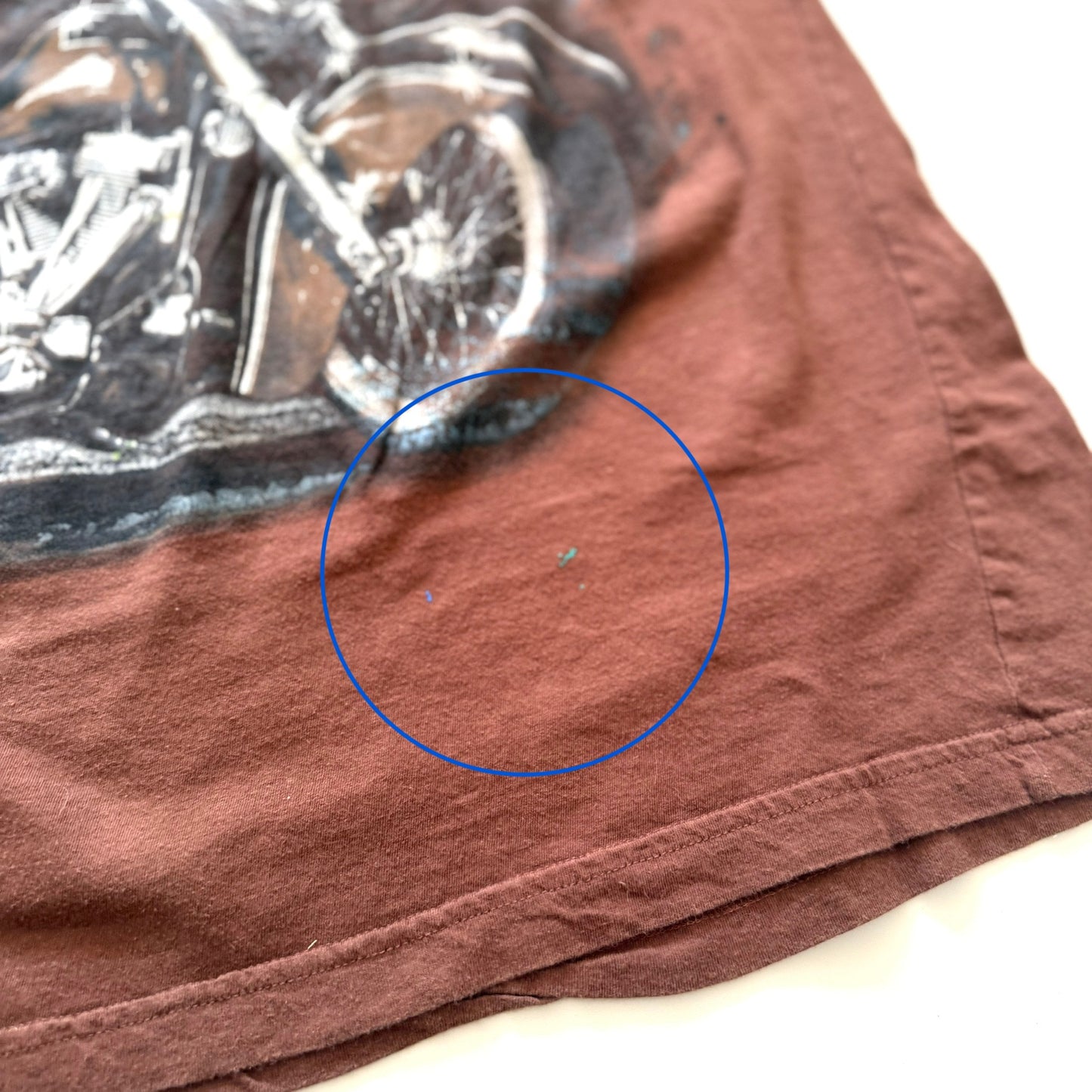 Secondhand Artimonde, Wolf & Motorcycle T-Shirt