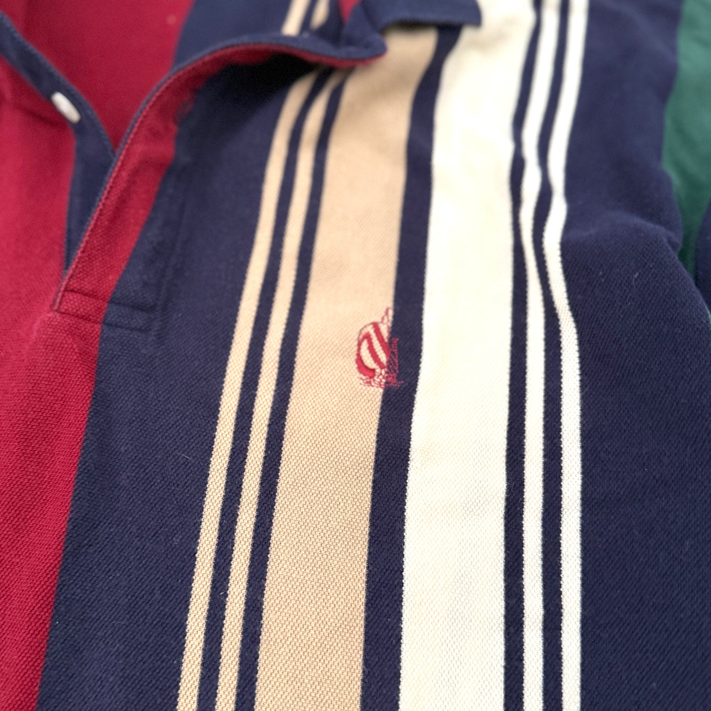 Secondhand Nautica, Colour Block Polo Shirt