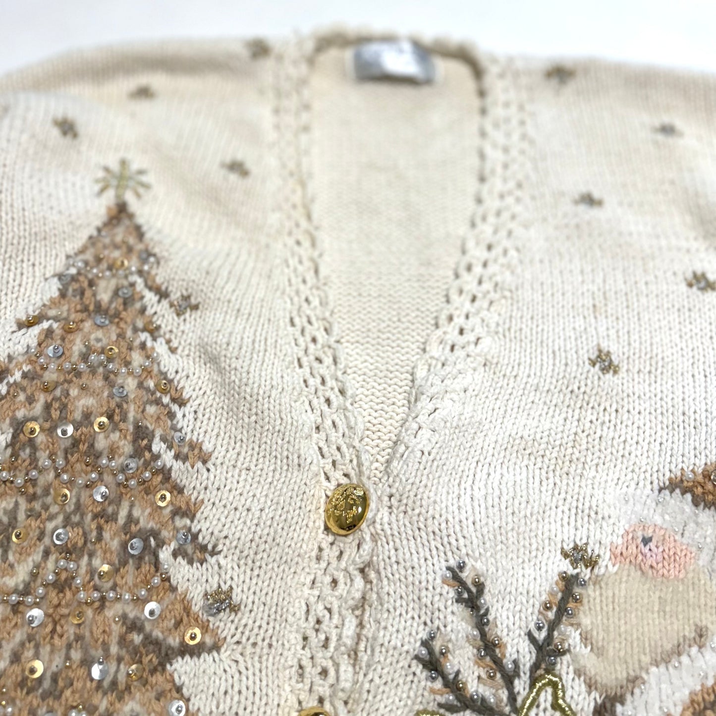 Vintage Rainbow Bridge, Santa Christmas Cardigan