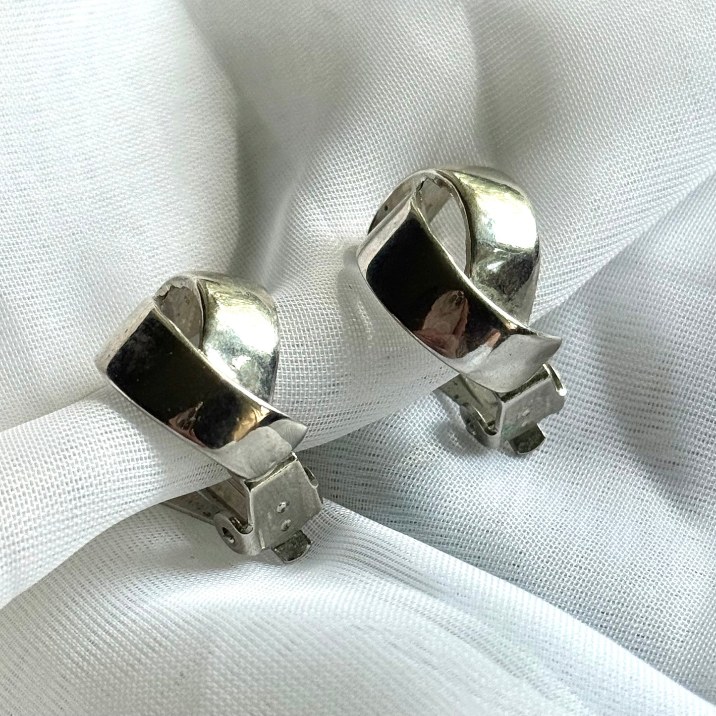 Vintage Silver Toned Earrings