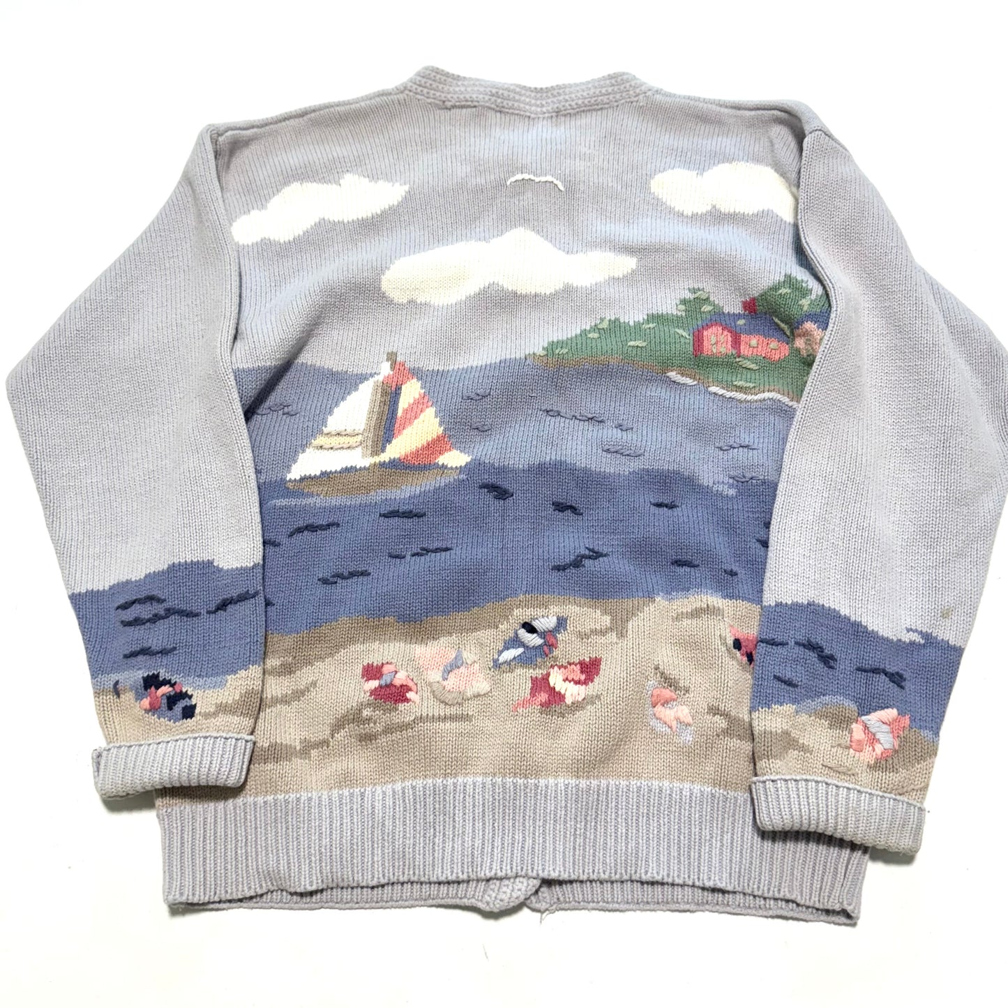 Vintage Northern Treasures, Lighthouse / Sailing Cardigan