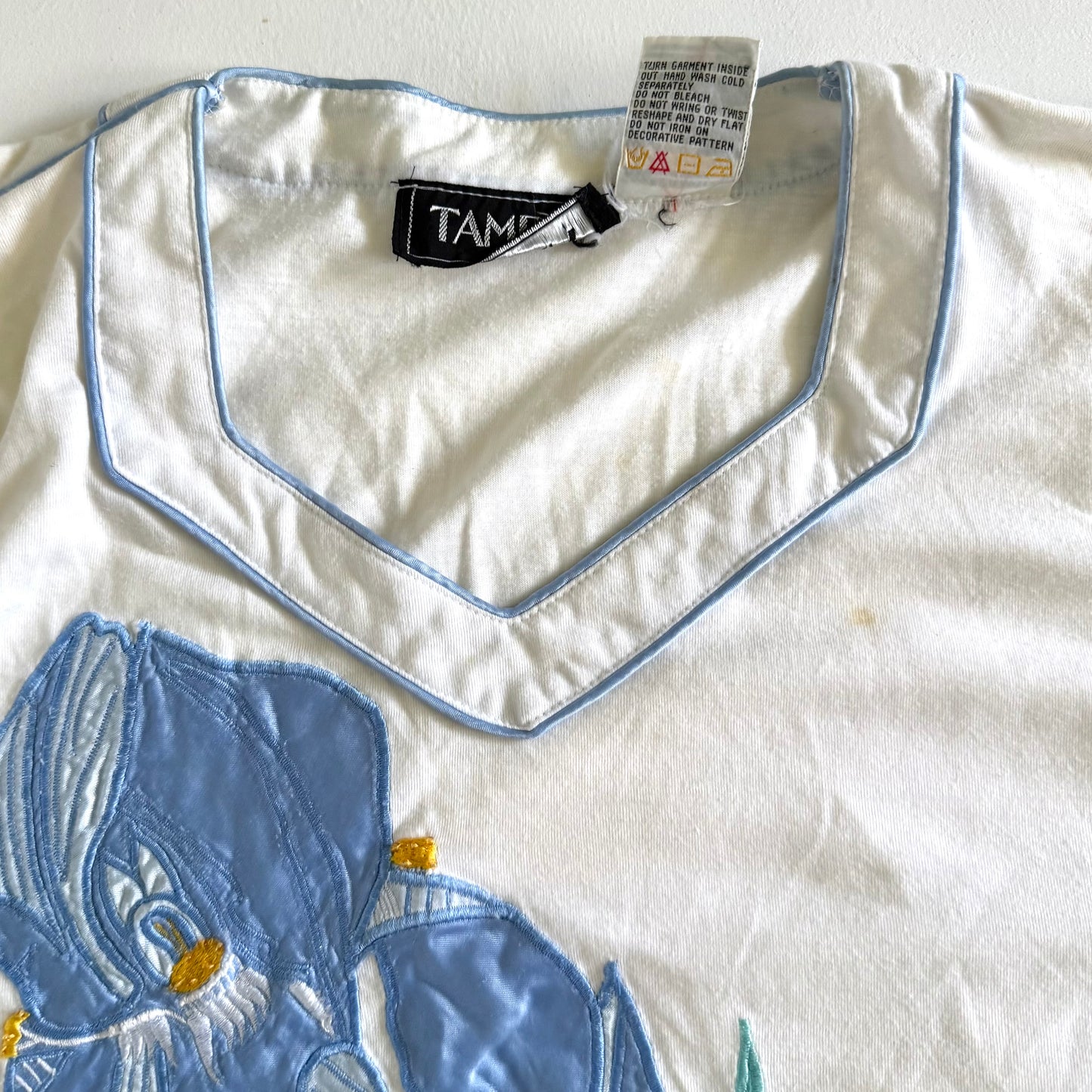 Vintage Tamra, Blue Iris Top