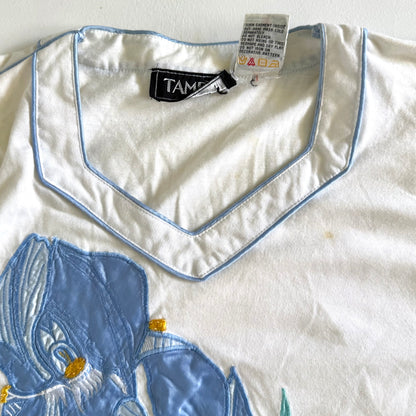 Vintage Tamra, Blue Iris Top