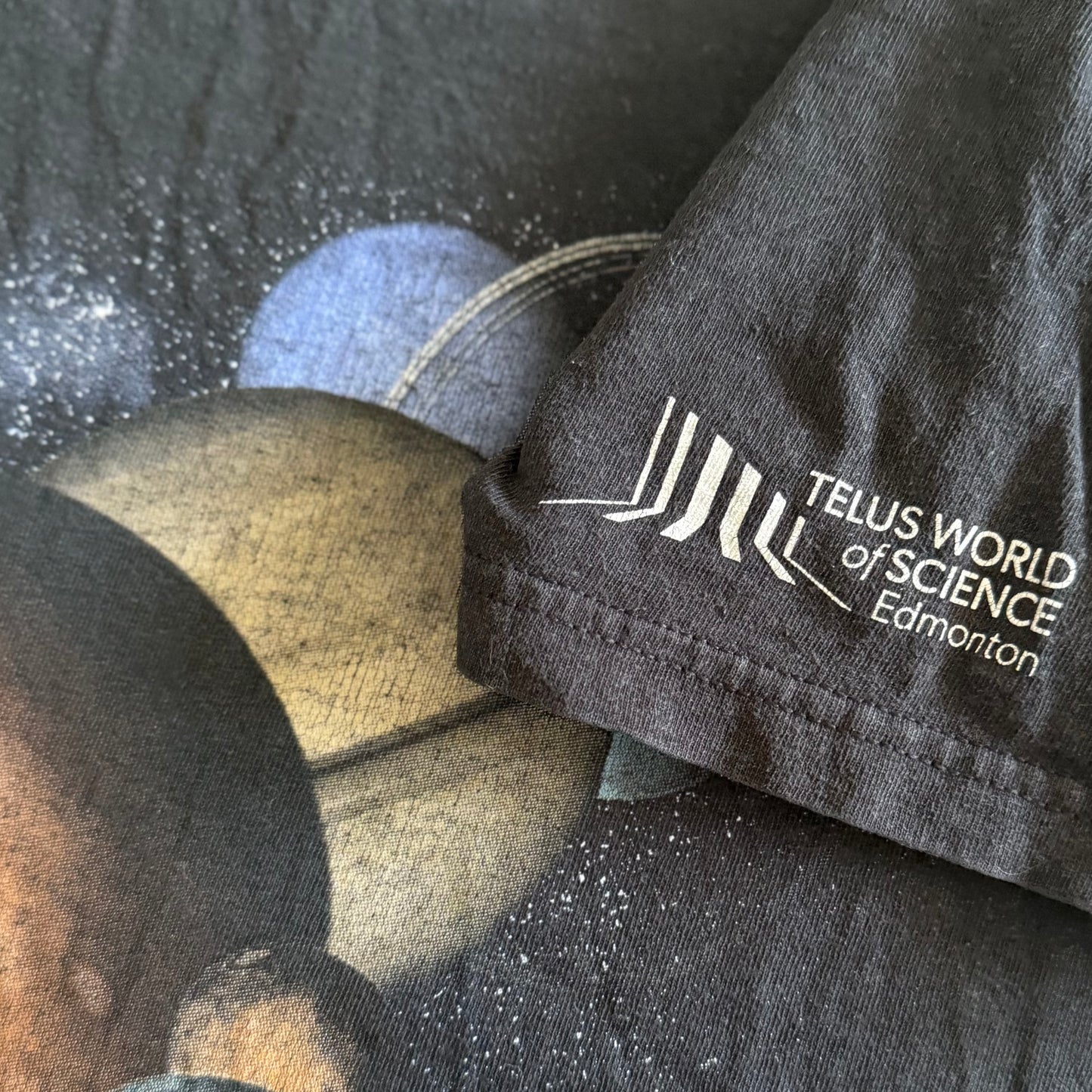 Secondhand Telus World of Science, Planet Solar System T-Shirt