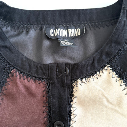 Secondhand Canyon Road, Patchwork Button Down Shirt