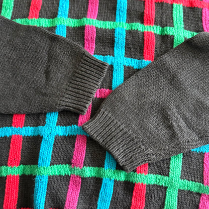 Vintage Kiss, Hand Embroidered Sweater
