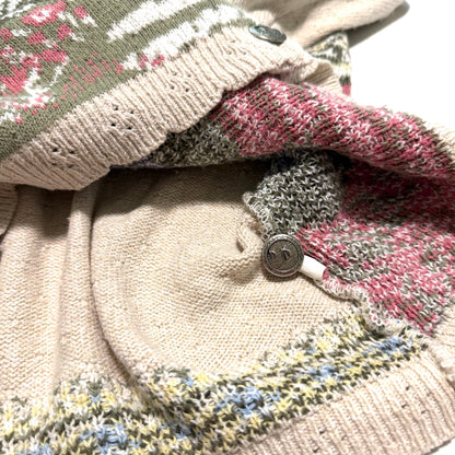 Vintage Northern Reflections by Parkhurst, Garden Scene Cardigan