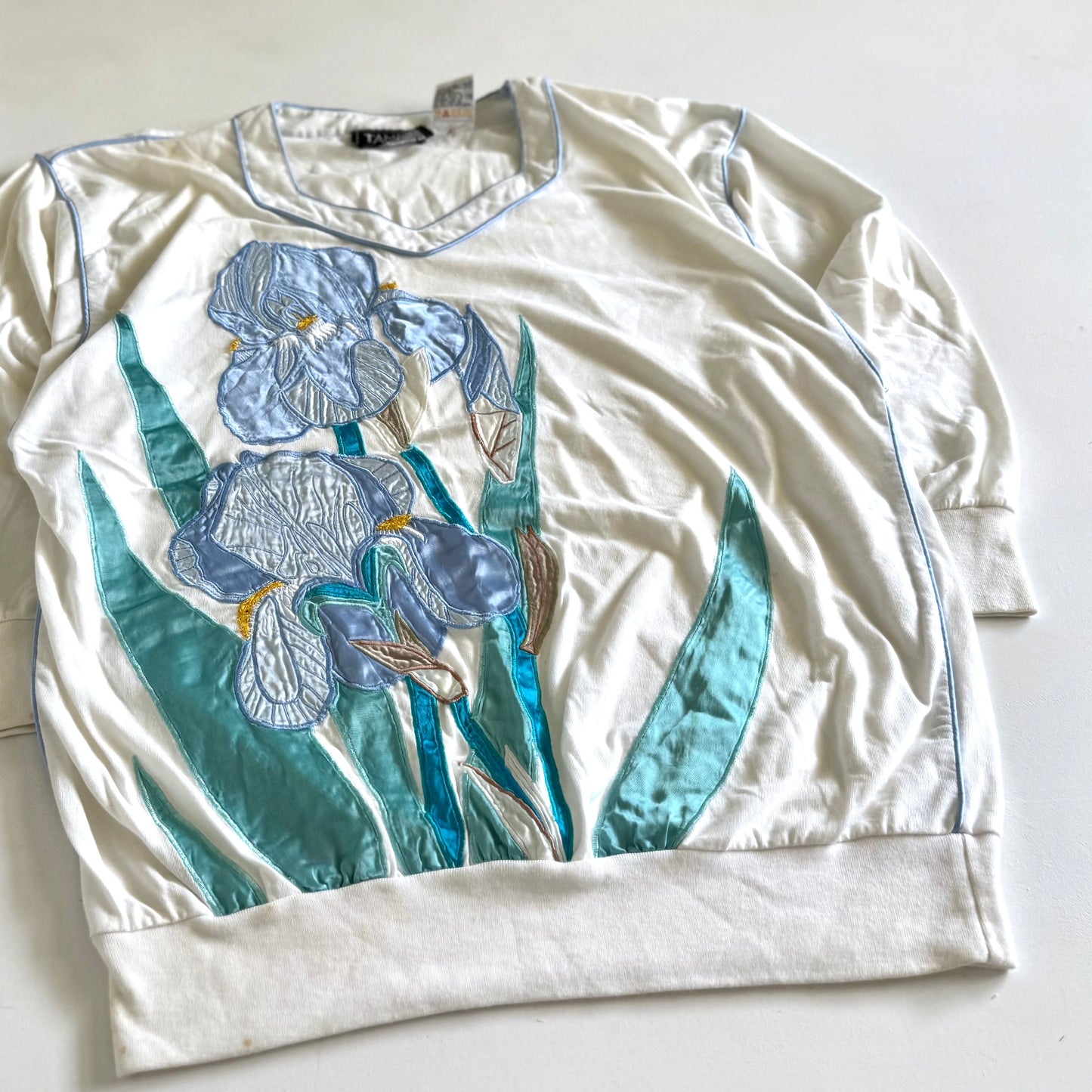 Vintage Tamra, Blue Iris Top