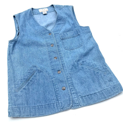 Vintage Braemar, Denim Sleeveless Shirt