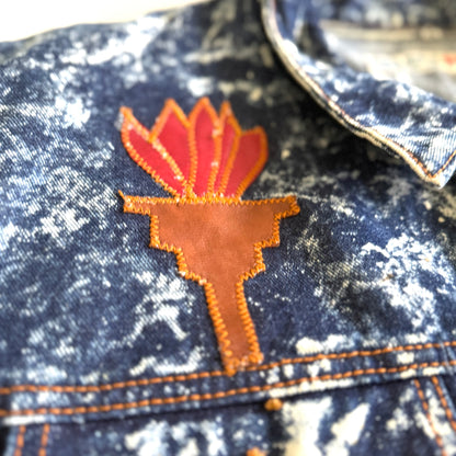 Vintage Acid Wash Denim Jacket