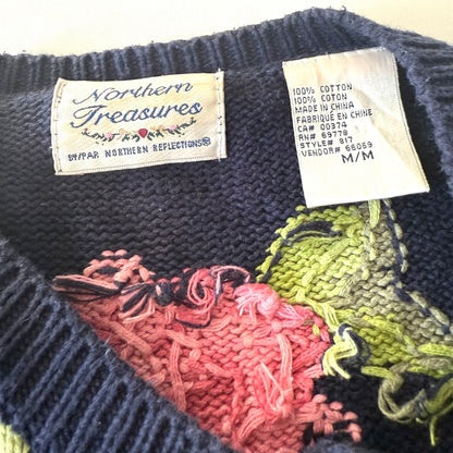 Vintage Northern Treasure, Seaside Floral Cardigan