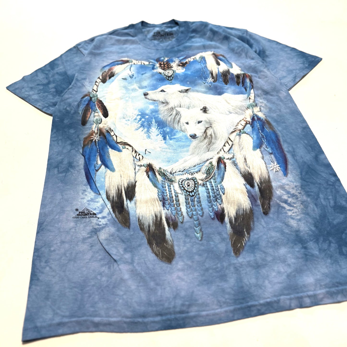 Secondhand The Mountain, Wolf & Dream Catcher T-Shirt