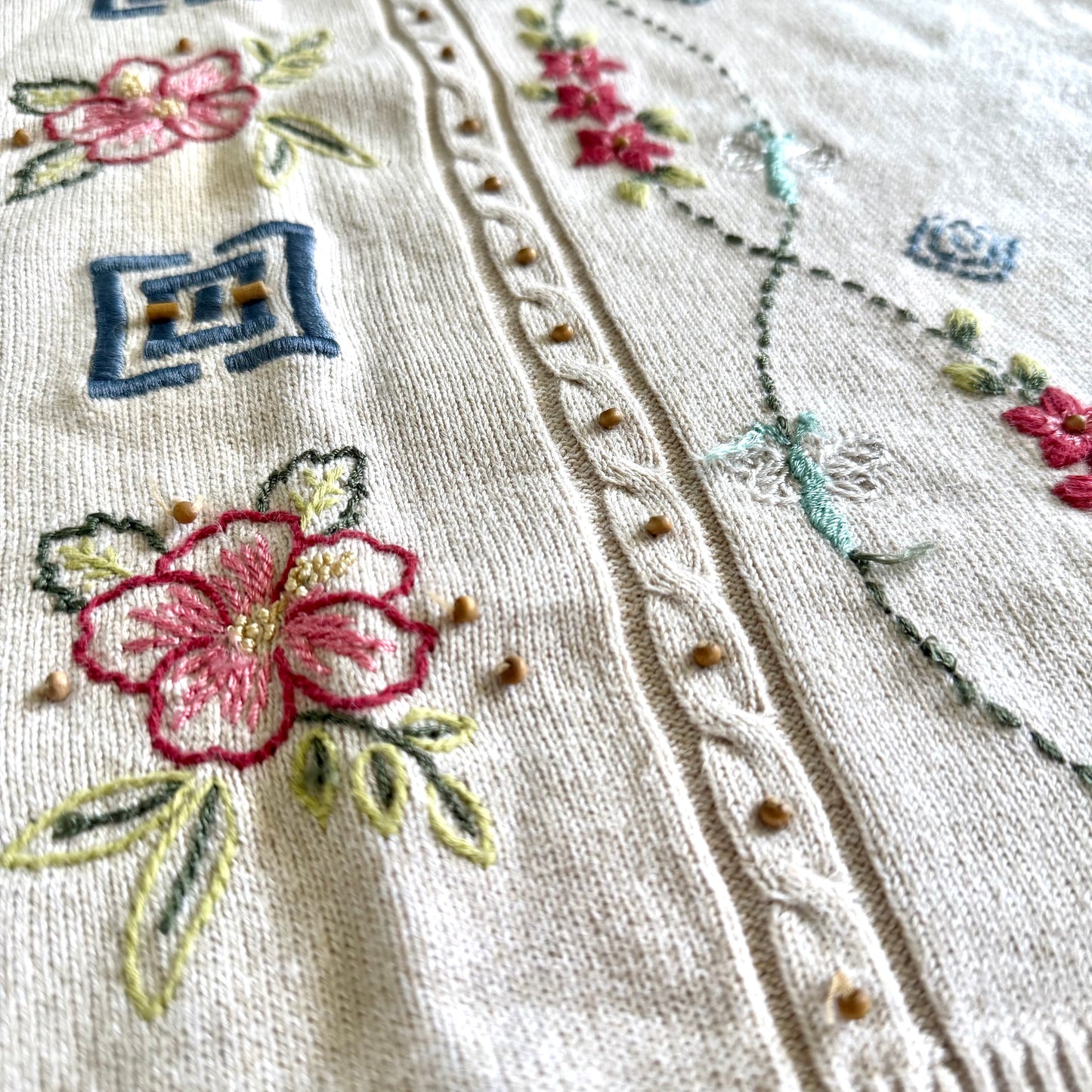 Vintage Alfred Dunner, Floral Knit Shirt