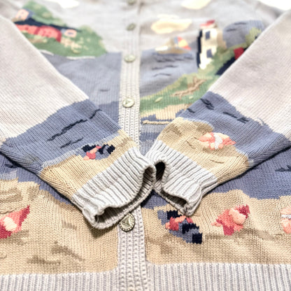 Vintage Northern Treasures, Lighthouse / Sailing Cardigan