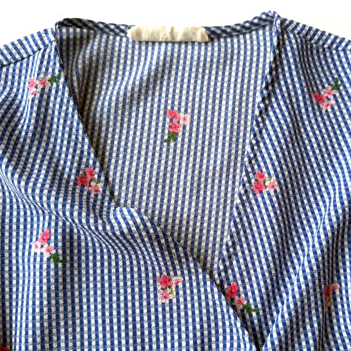 Secondhand Poison Ivy, Gingham Wrap Shirt