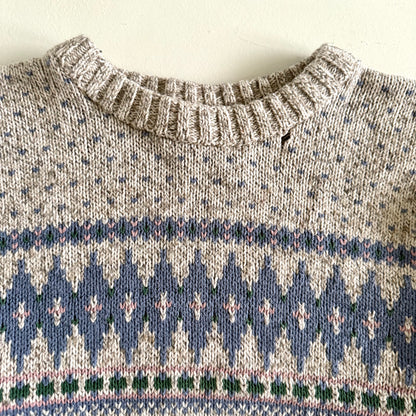 Vintage Northern Reflections, Fair Isles Style Sweater