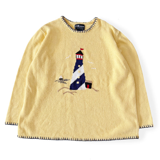 Vintage Sag Harbor, Lighthouse Sweater
